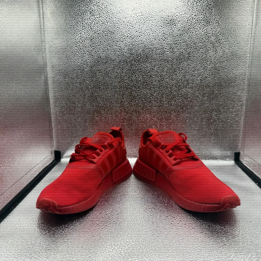 Size 8 Adidas NMD R1 Sneakers Mens Red Good Triple Red FV9017 Boost Runner